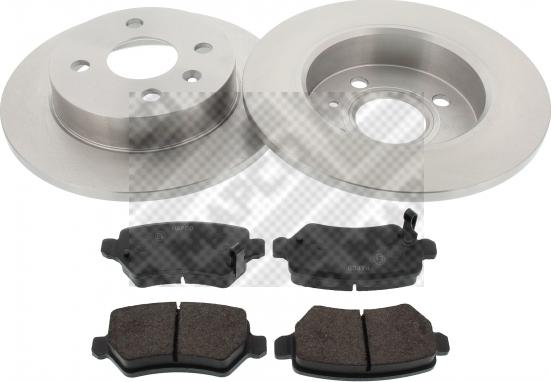 Mapco 47691 - Brake Set, disc brakes autospares.lv