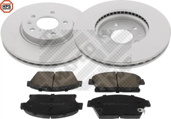 Mapco 47698HPS - Brake Set, disc brakes autospares.lv