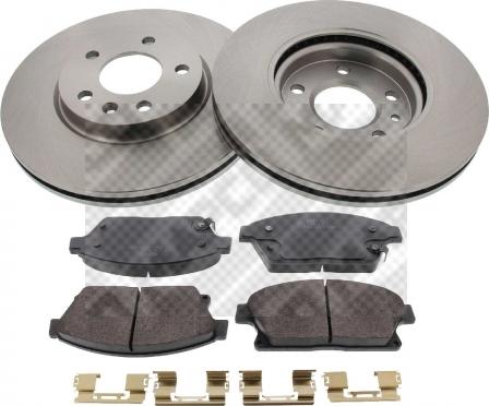 Mapco 47698 - Brake Set, disc brakes autospares.lv