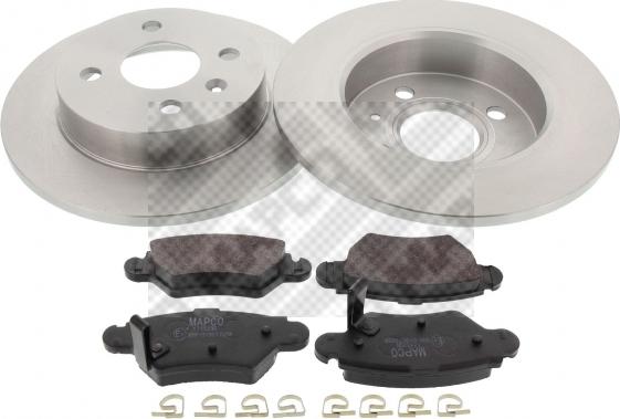 Mapco 47692 - Brake Set, disc brakes autospares.lv