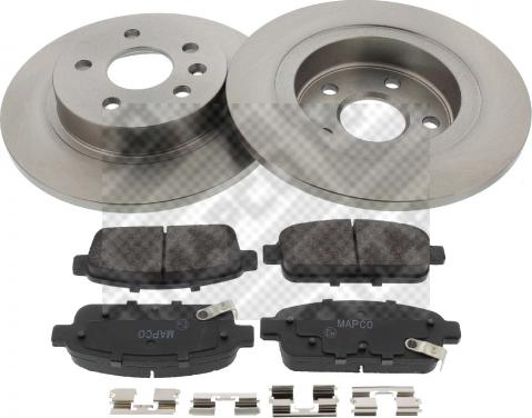 Mapco 47697 - Brake Set, disc brakes autospares.lv