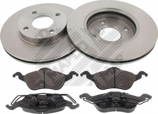 Mapco 47655 - Brake Set, disc brakes autospares.lv