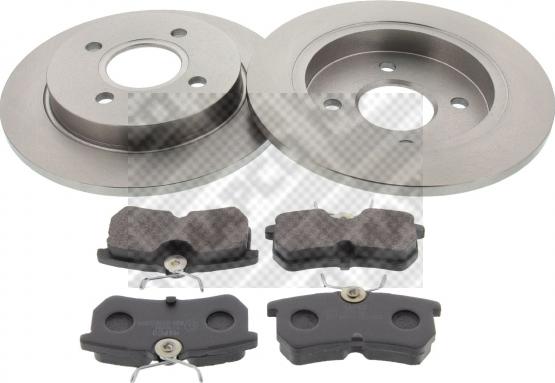 Mapco 47656 - Brake Set, disc brakes autospares.lv