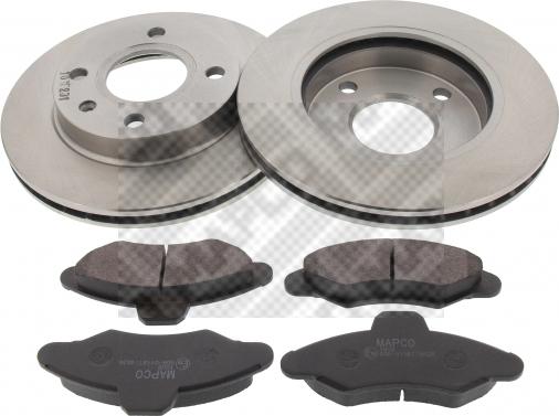 Mapco 47650 - Brake Set, disc brakes autospares.lv