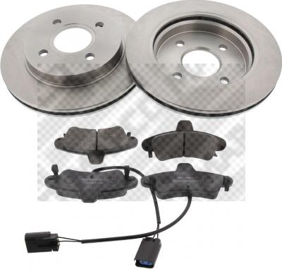 Mapco 47658 - Brake Set, disc brakes autospares.lv