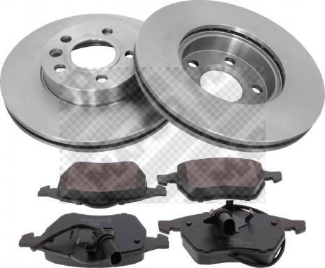 Mapco 47669 - Brake Set, disc brakes autospares.lv