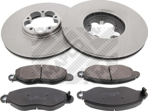 Mapco 47668 - Brake Set, disc brakes autospares.lv