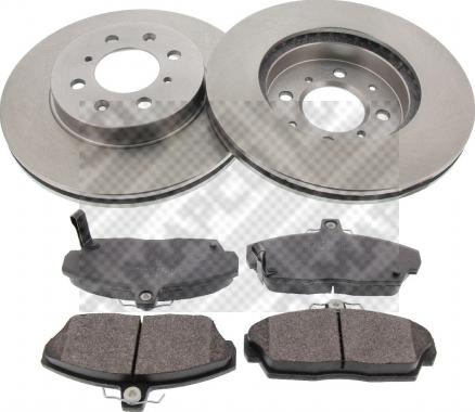 Mapco 47601 - Brake Set, disc brakes autospares.lv