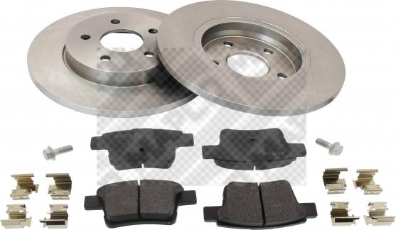 Mapco 47689 - Brake Set, disc brakes autospares.lv