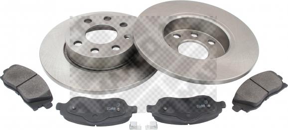 Mapco 47684 - Brake Set, disc brakes autospares.lv