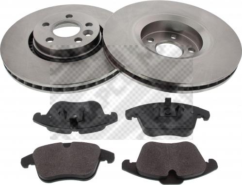 Mapco 47686 - Brake Set, disc brakes autospares.lv