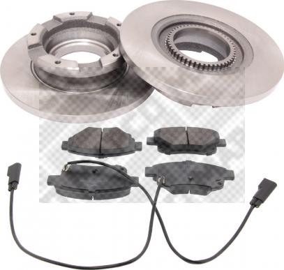 Mapco 47687 - Brake Set, disc brakes autospares.lv