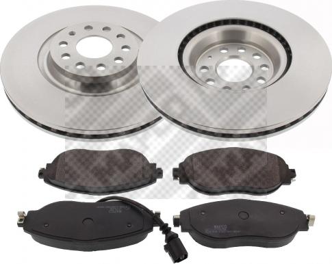 Mapco 47633 - Brake Set, disc brakes autospares.lv