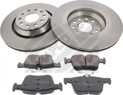 Mapco 47637 - Brake Set, disc brakes autospares.lv