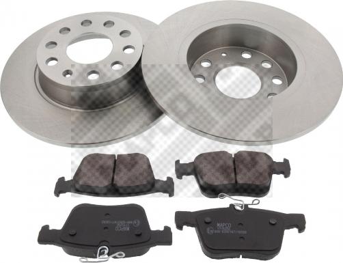 Mapco 47629 - Brake Set, disc brakes autospares.lv