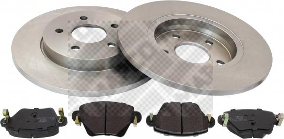 Mapco 47670 - Brake Set, disc brakes autospares.lv