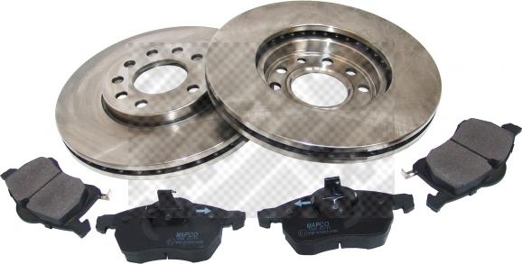 Mapco 47671 - Brake Set, disc brakes autospares.lv