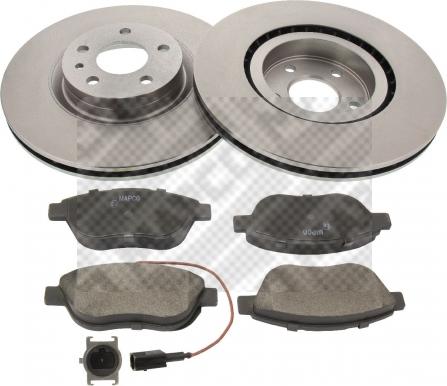 Mapco 47041 - Brake Set, disc brakes autospares.lv