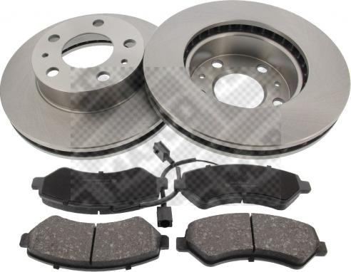 Mapco 47050 - Brake Set, disc brakes autospares.lv