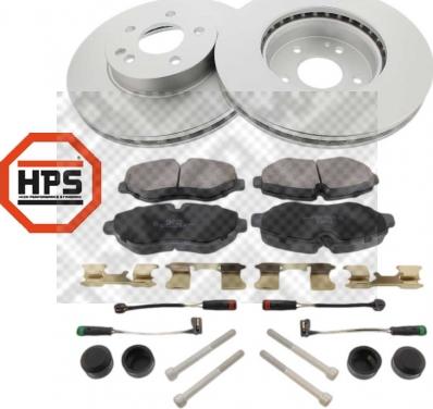 Mapco 47005HPS - Brake Set, disc brakes autospares.lv