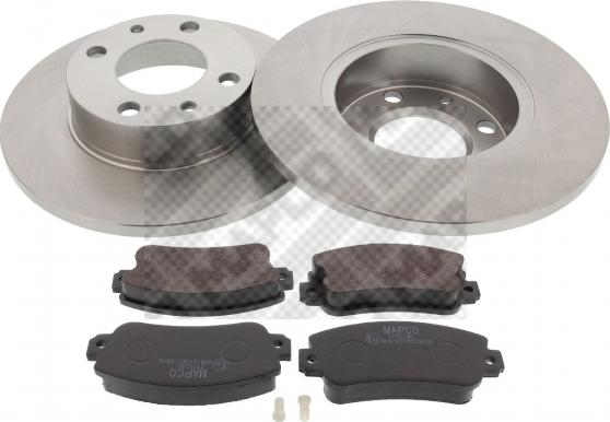 Mapco 47010 - Brake Set, disc brakes autospares.lv