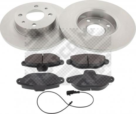 Mapco 47011 - Brake Set, disc brakes autospares.lv