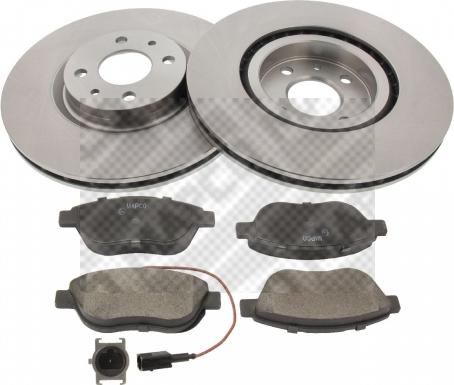 Mapco 47013 - Brake Set, disc brakes autospares.lv