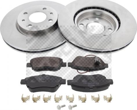 Mapco 47012 - Brake Set, disc brakes autospares.lv