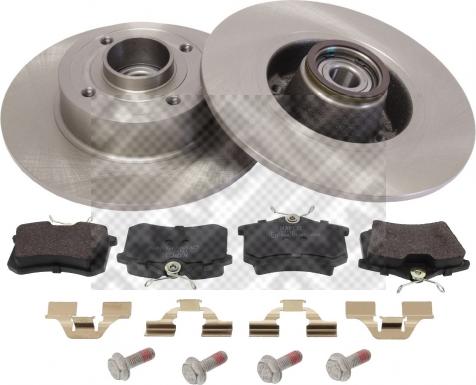 Mapco 47141 - Brake Set, disc brakes autospares.lv