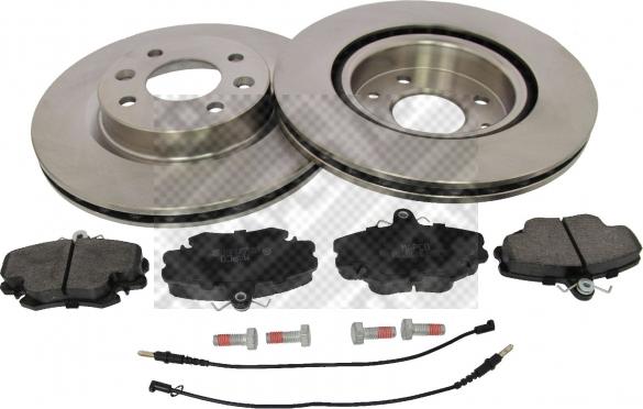 Mapco 47159 - Brake Set, disc brakes autospares.lv