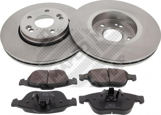 Mapco 47165 - Brake Set, disc brakes autospares.lv