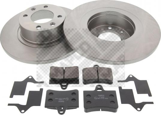 Mapco 47166 - Brake Set, disc brakes autospares.lv