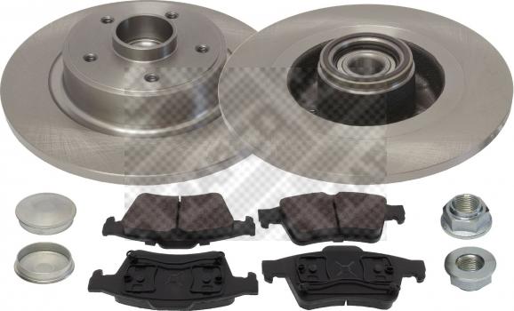 Mapco 47168 - Brake Set, disc brakes autospares.lv