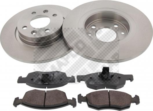 Mapco 47167 - Brake Set, disc brakes autospares.lv