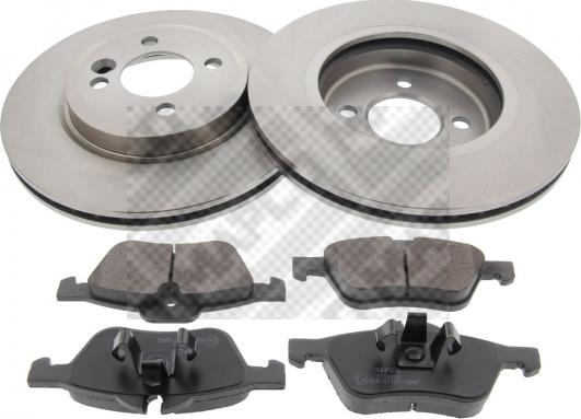 Mapco 47891 - Brake Set, disc brakes autospares.lv