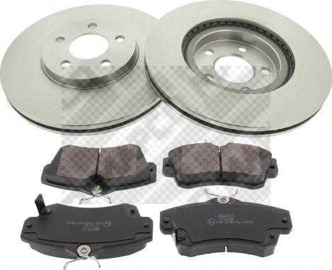 Mapco 47893 - Brake Set, disc brakes autospares.lv