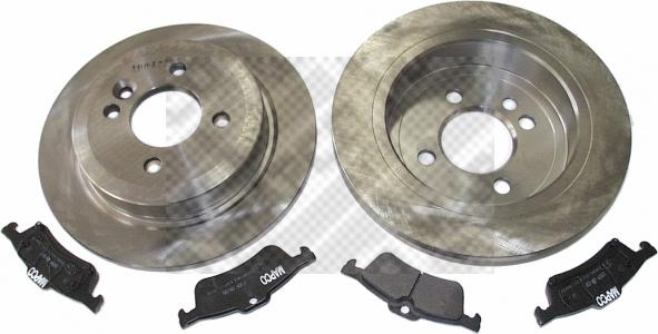 Mapco 47892 - Brake Set, disc brakes autospares.lv