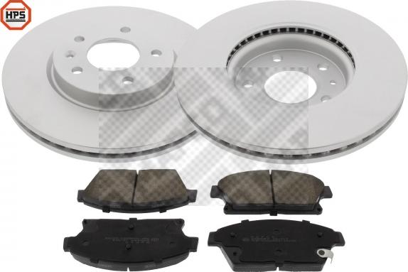 Mapco 47845HPS - Brake Set, disc brakes autospares.lv