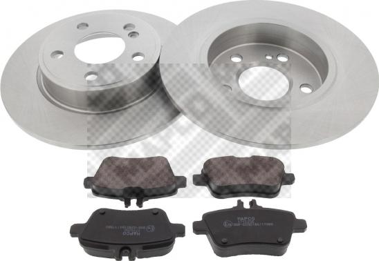 Mapco 47846 - Brake Set, disc brakes autospares.lv