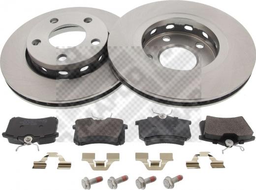 Mapco 47840 - Brake Set, disc brakes autospares.lv