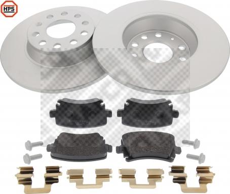 Mapco 47841HPS - Brake Set, disc brakes autospares.lv