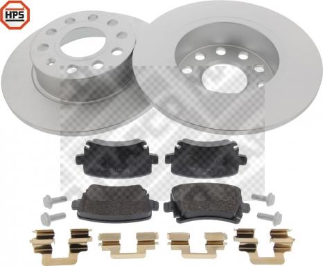 Mapco 47842HPS - Brake Set, disc brakes autospares.lv