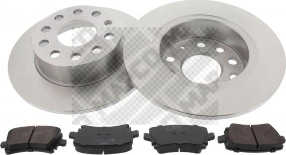 Mapco 47842 - Brake Set, disc brakes autospares.lv