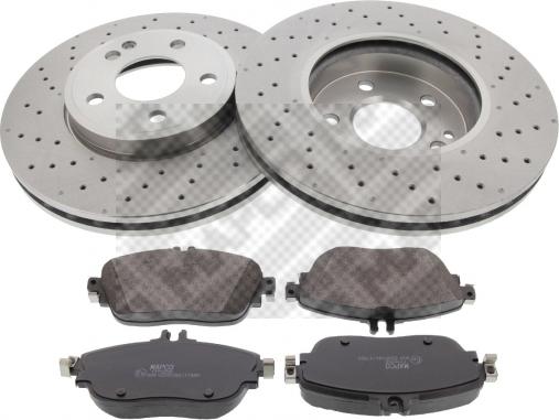 Mapco 47847 - Brake Set, disc brakes autospares.lv