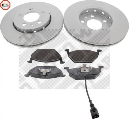 Mapco 47855HPS - Brake Set, disc brakes autospares.lv