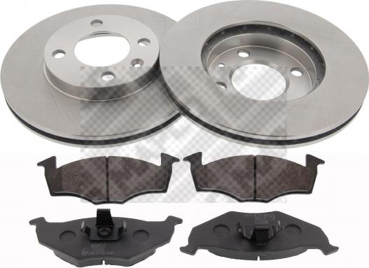 Mapco 47850 - Brake Set, disc brakes autospares.lv