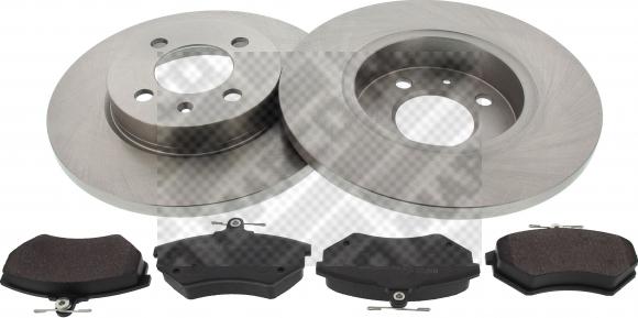 Mapco 47851 - Brake Set, disc brakes autospares.lv