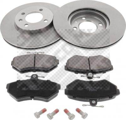 Mapco 47852 - Brake Set, disc brakes autospares.lv