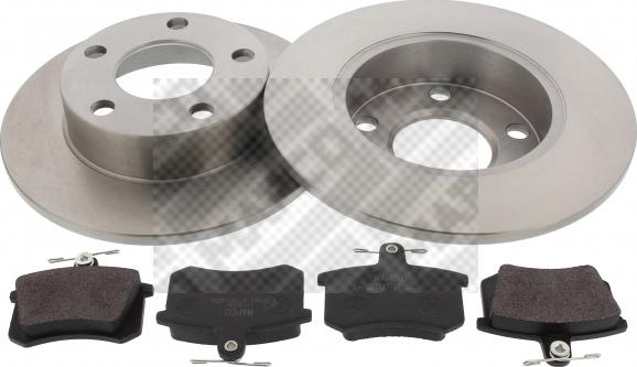 Mapco 47861 - Brake Set, disc brakes autospares.lv