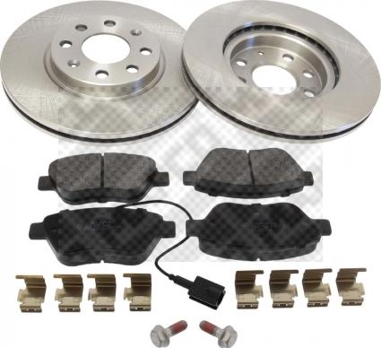 Mapco 47868 - Brake Set, disc brakes autospares.lv